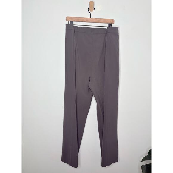 Eileen Fisher Gray Straight Leg Trouser Pants Plus Size 2X Minimalist Office - Picture 5 of 8